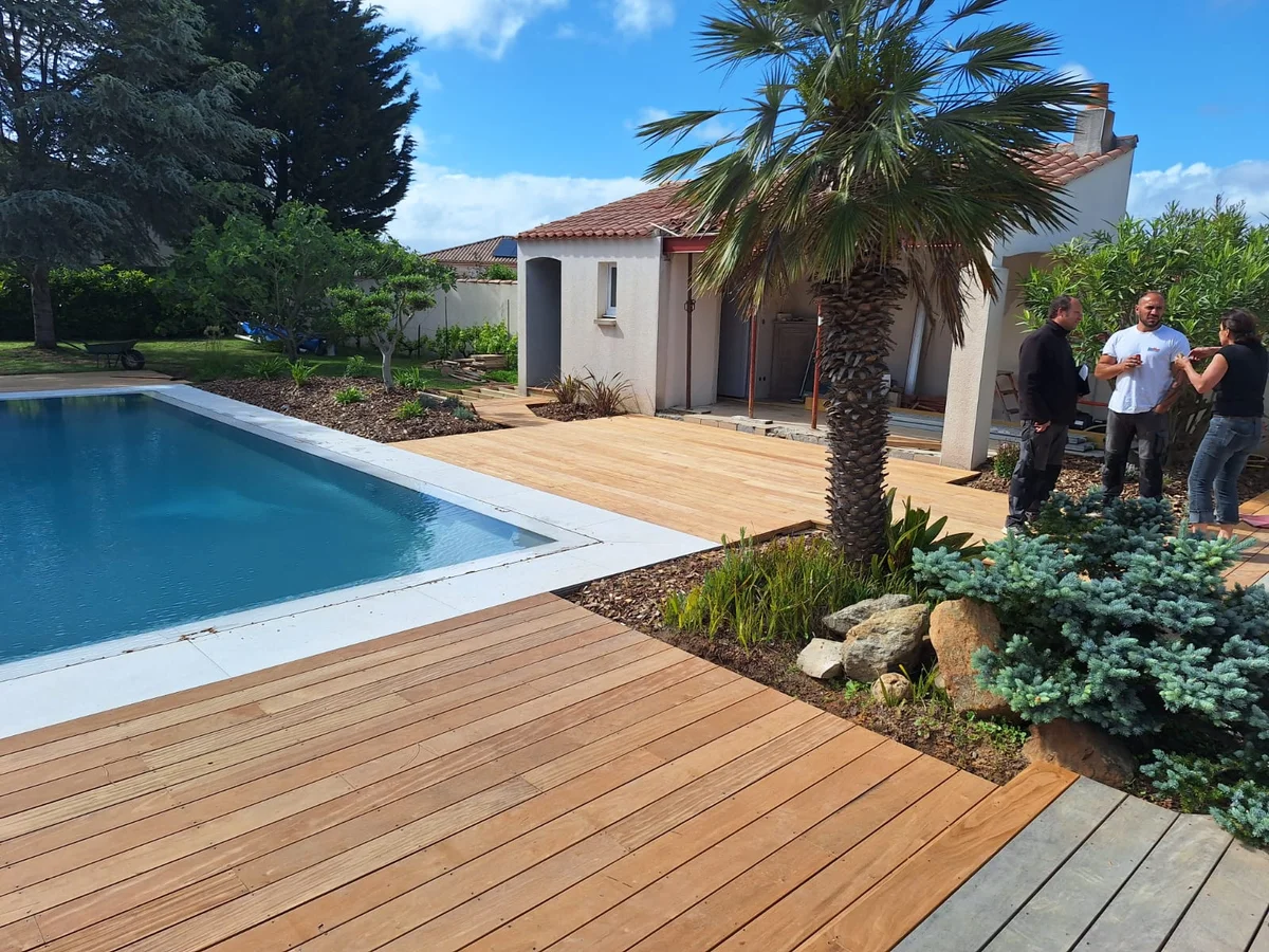 Réalisation aménagement extérieur, Chiron Menuiserie, menuisier charpentier à Jard-sur-Mer